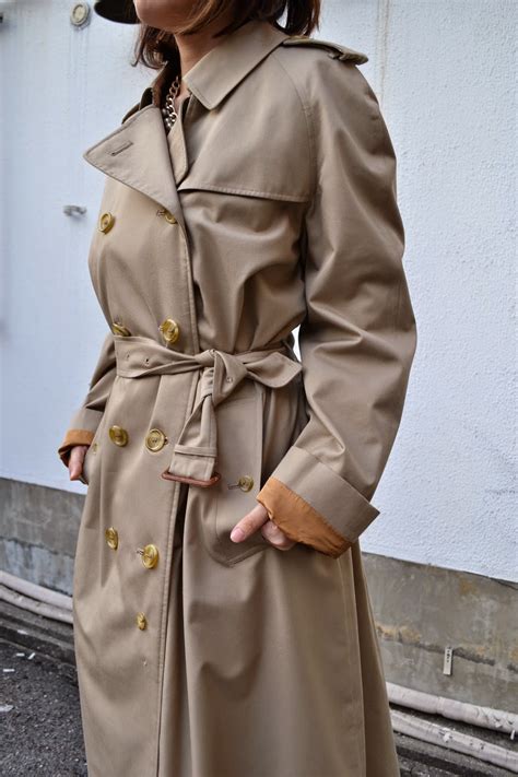 burberry trench coat second hand|vintage Burberry ladies trench coat.